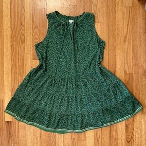 Max Studio Green Floral Dress - 1X - EUC